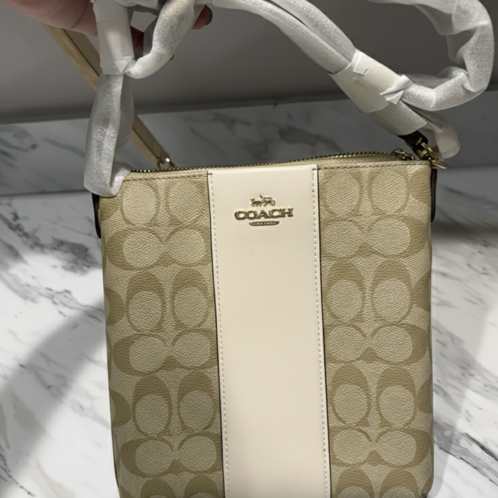 Coach Signature Mini Rowan File Bag